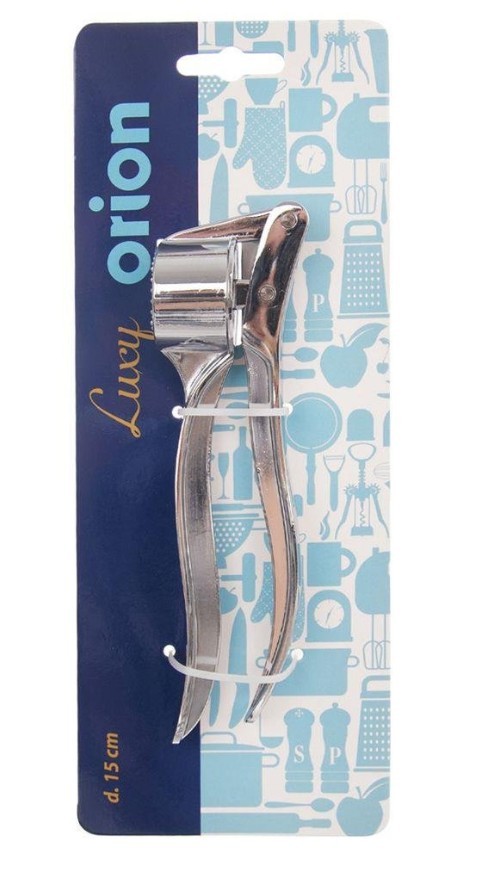 Wyciskacz do czosnku metalowy 15 cm Orion - Luxy
