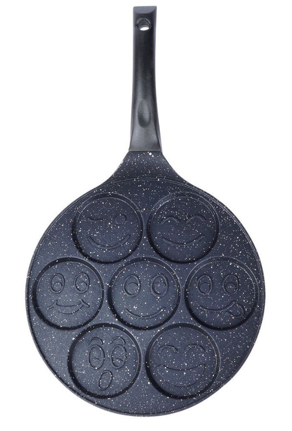 Patelnia do jajek granitowa 7 otworów 27 cm Orion - Grande
