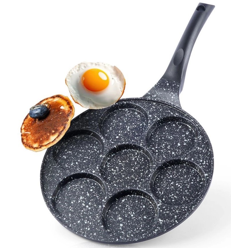 Patelnia do jajek granitowa 7 otworów 27 cm Orion - Grande