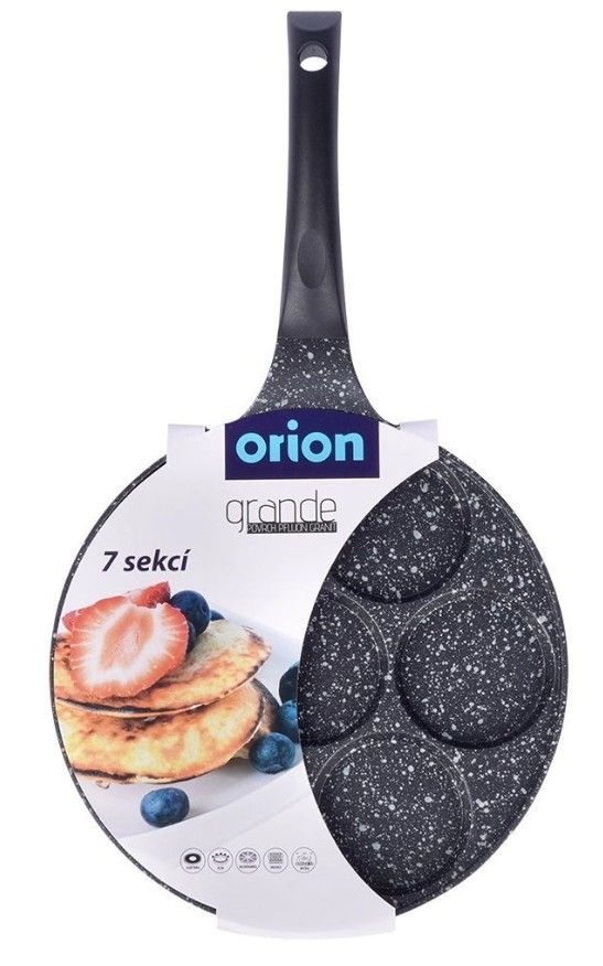 Patelnia do jajek granitowa 7 otworów 27 cm Orion - Grande