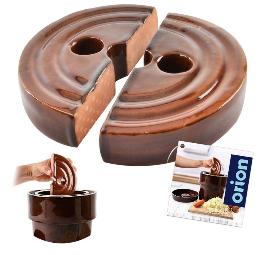 Kamień dociskowy do kiszenia ceramiczny 15 cm - Orion