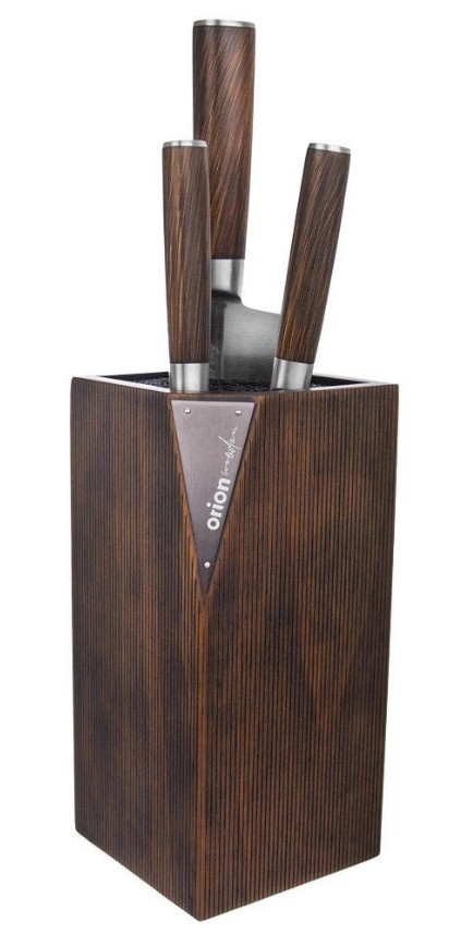Stojak na noże drewniany Orion - Wooden