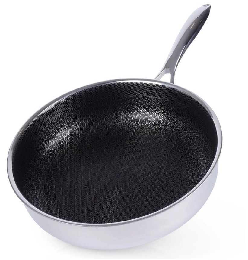 Patelnia stalowa głęboka 28 cm Orion - Cookcell
