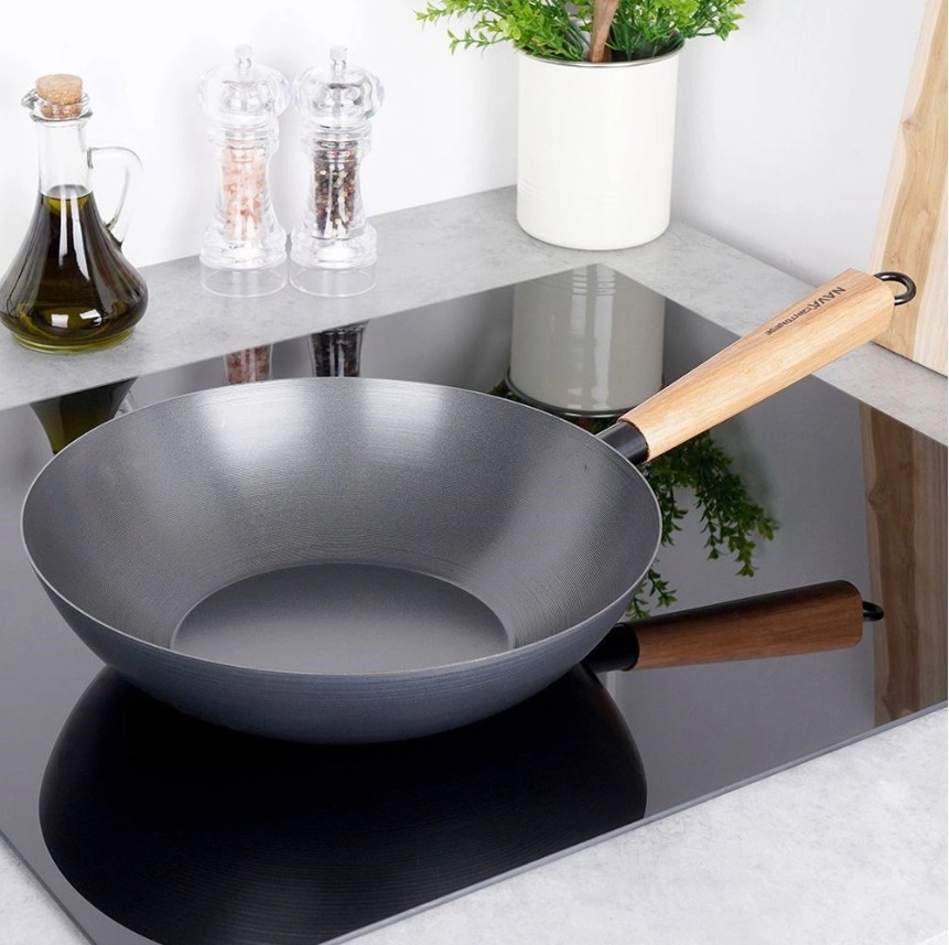 Patelnia wok stalowa nieprzywierająca 30 cm Orion - Cantonese