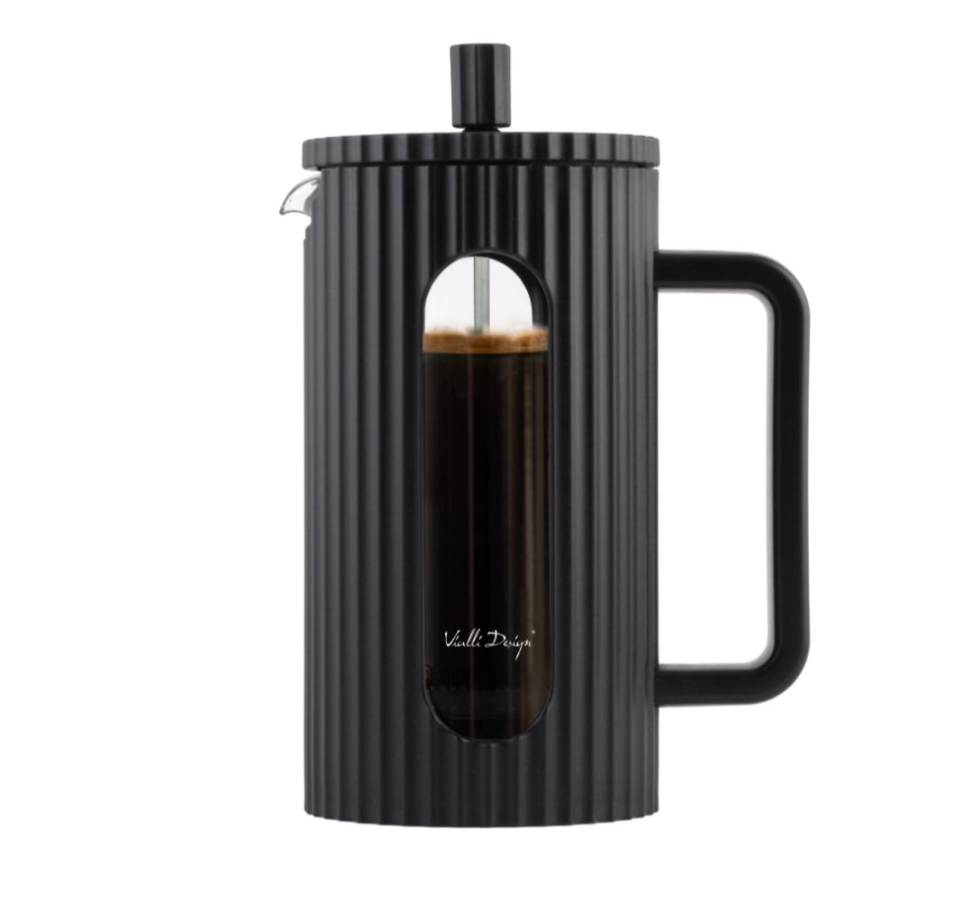 Zaparzacz do kawy i herbaty czarny 1l Vialli Design - Livio - obrazek 2