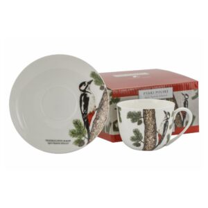 Filiżanka ze spodkiem 300 ml Marco Polo - Dzięcioł Duży