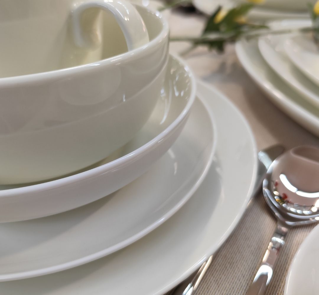 Serwis obiadowy na 6 osób (42 el.) Bogucice - Bace Cream 1232 - obrazek 3