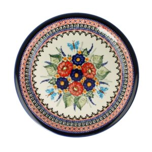 Talerz płytki obiadowy 27cm dek. 149 art - Bolesławiec