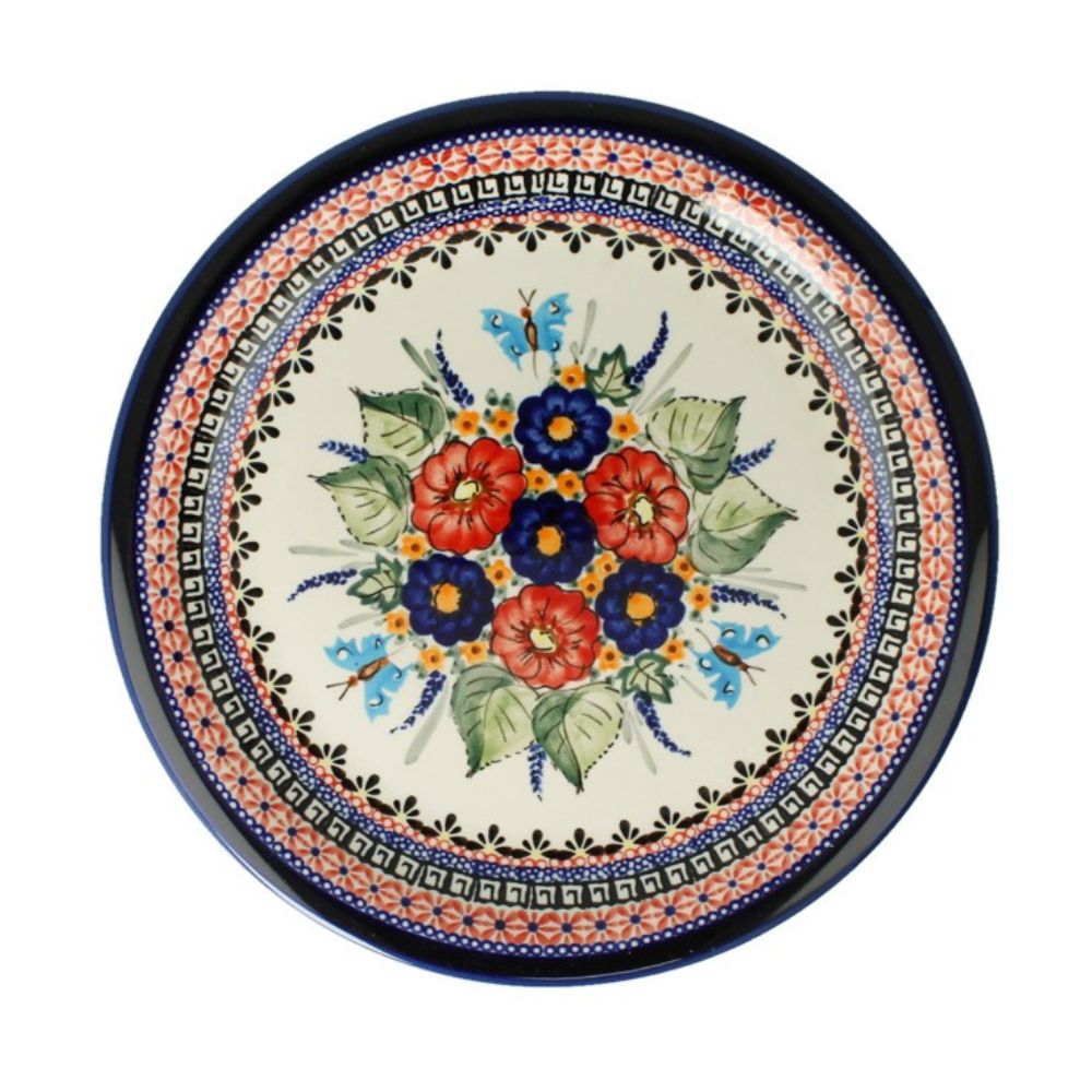 Talerz płytki obiadowy 27cm dek. 149 art - Bolesławiec