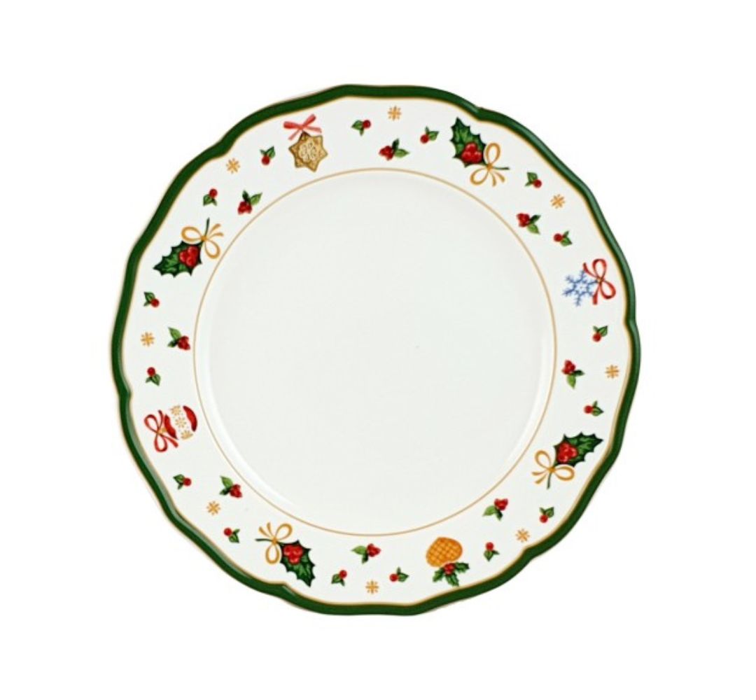 Komplet 3 talerzy 27 cm Bogucice - Cicha Noc Zielony - obrazek 2