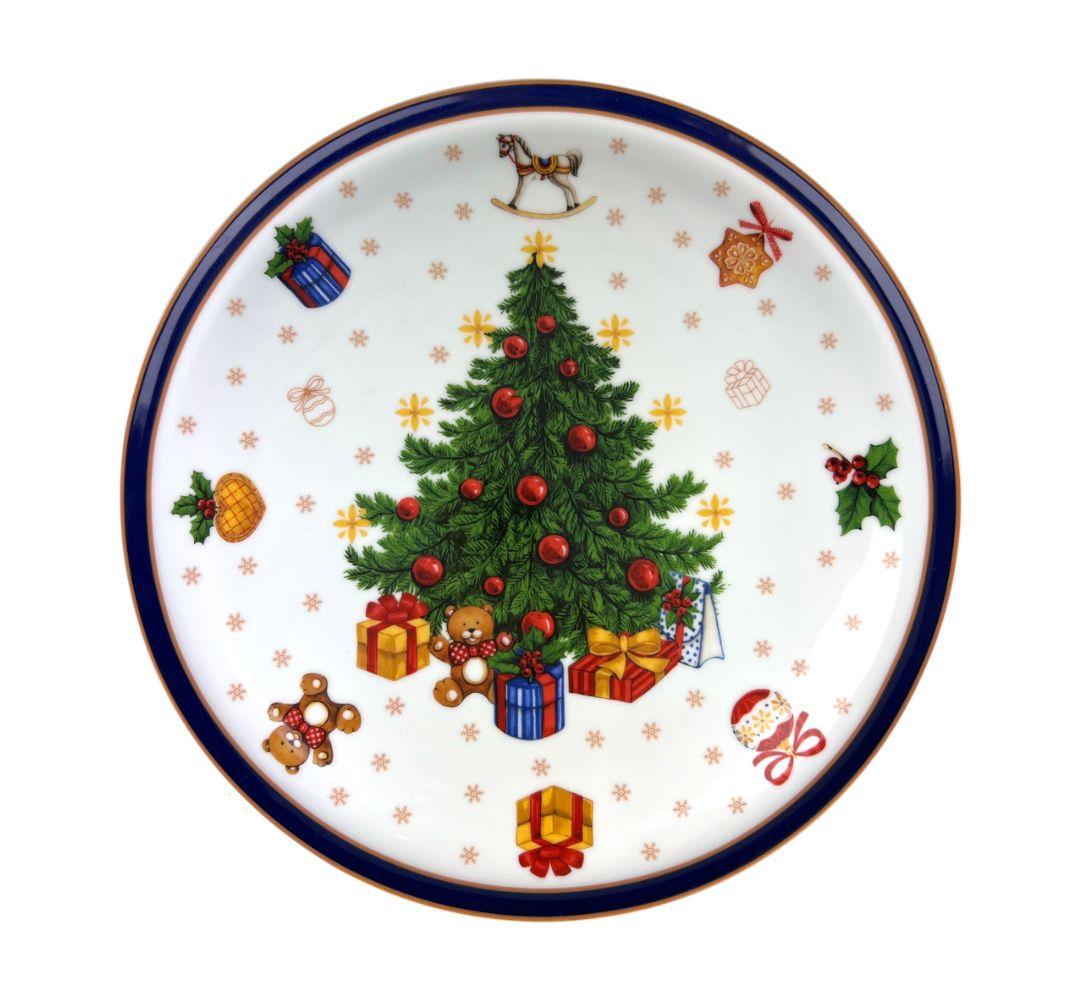 Patera na nodze 31 cm Bogucice – Cicha Noc Niebieska - obrazek 2