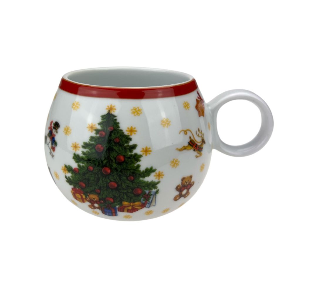 Kubek do czekolady 430ml Bogucice – Cicha Noc Czerwony - obrazek 3