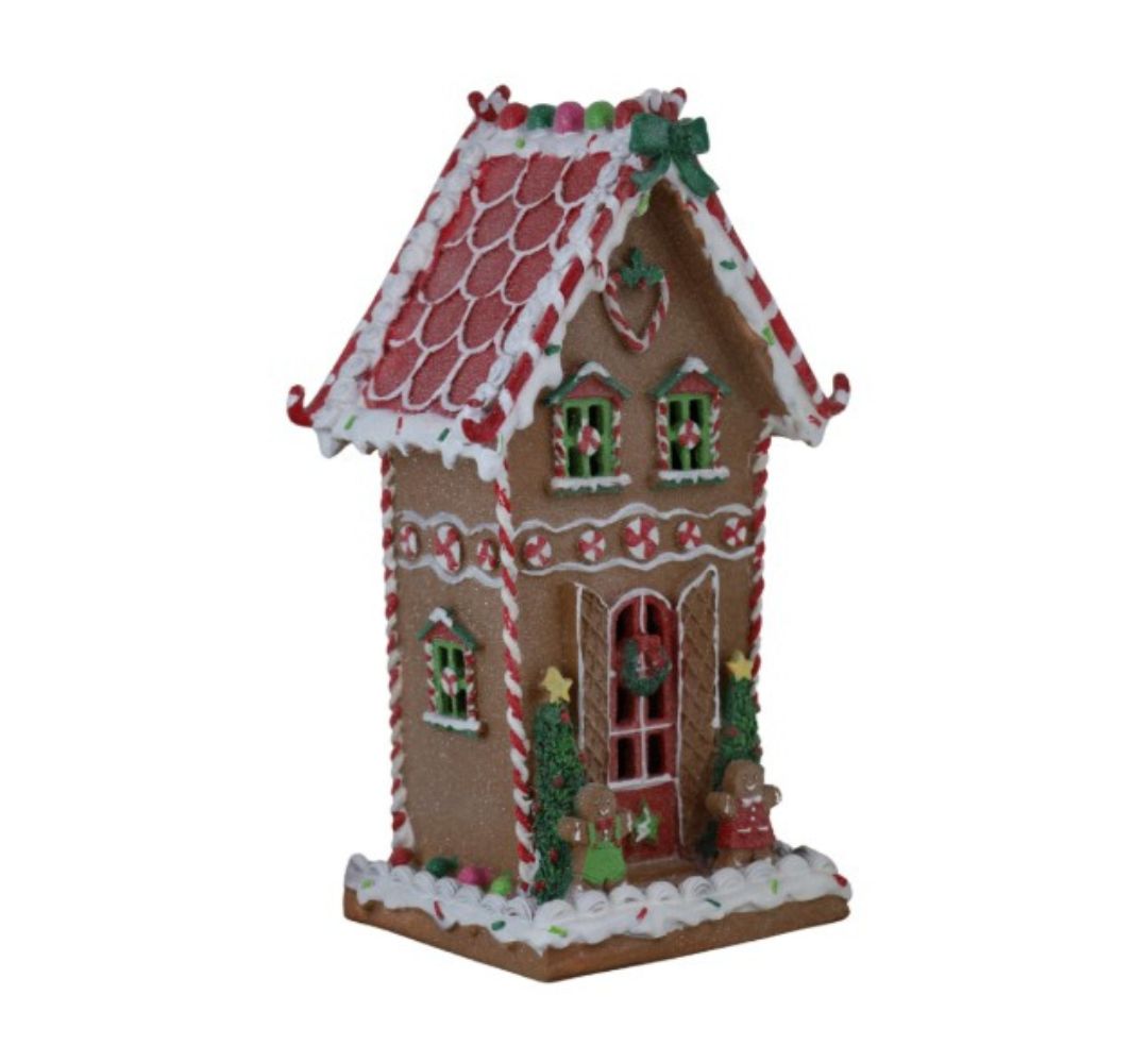 Domek piernikowy led duży 18x14x31 cm - Ewax - obrazek 2