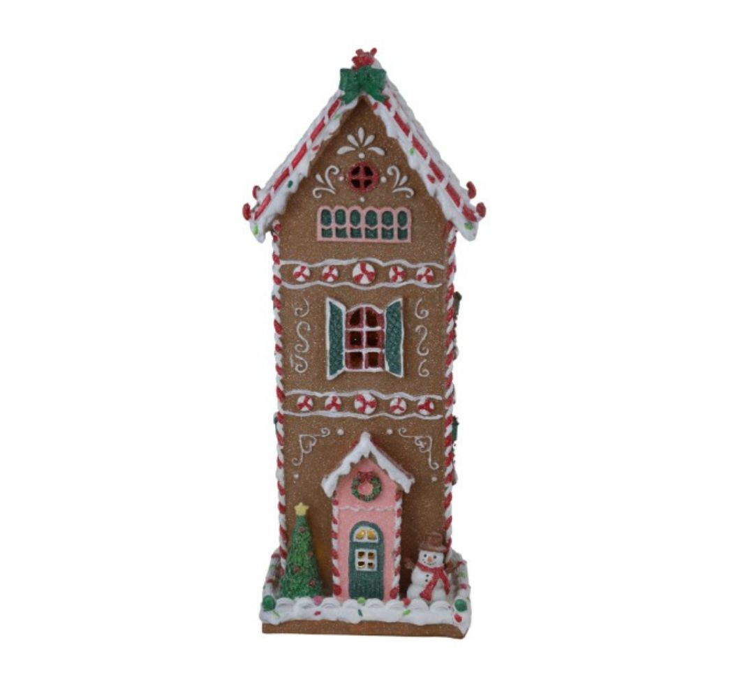 Domek piernikowy led duży 16x13x39 cm - Ewax