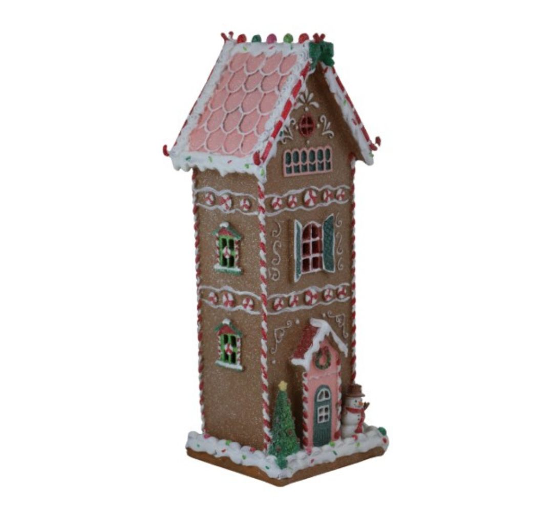 Domek piernikowy led duży 16x13x39 cm - Ewax - obrazek 2