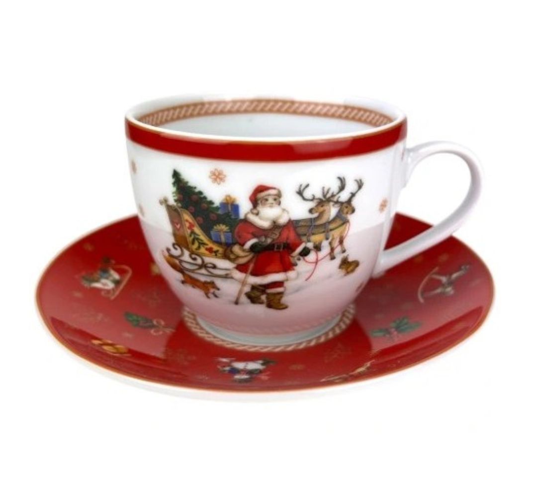Filiżanka ze spodkiem cappuccino 320 ml Bogucice - Cicha noc