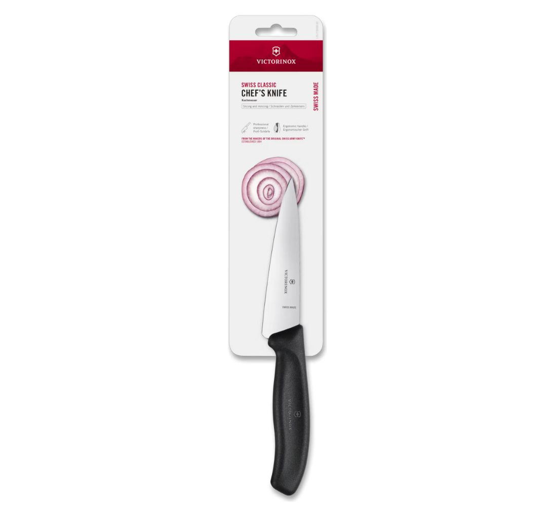 Nóż szefa kuchni czarny 12 cm Victorinox - Swiss Classic