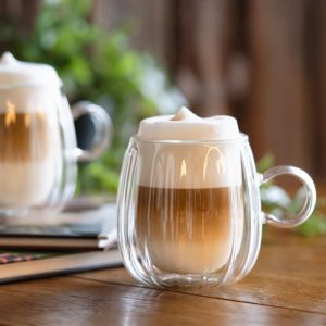 Komplet 2 szklanek żaroodpornych 250 ml Vialli Design - Tulip