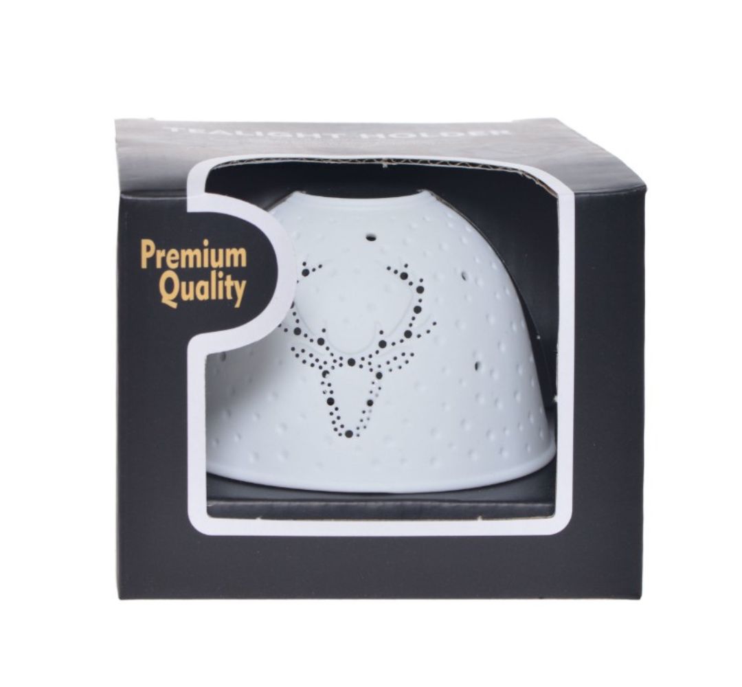 Lampion z reniferem 11x11x7 cm - Ewax