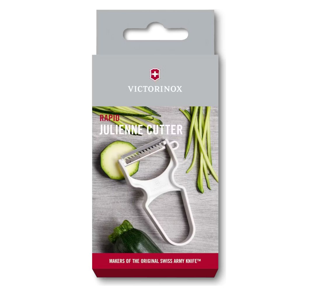 Obieraczka biała pozioma ząbkowana - Victorinox - obrazek 2
