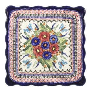 Talerz obiadowy herbatnik 24 cm dek. 149art – Bolesławiec