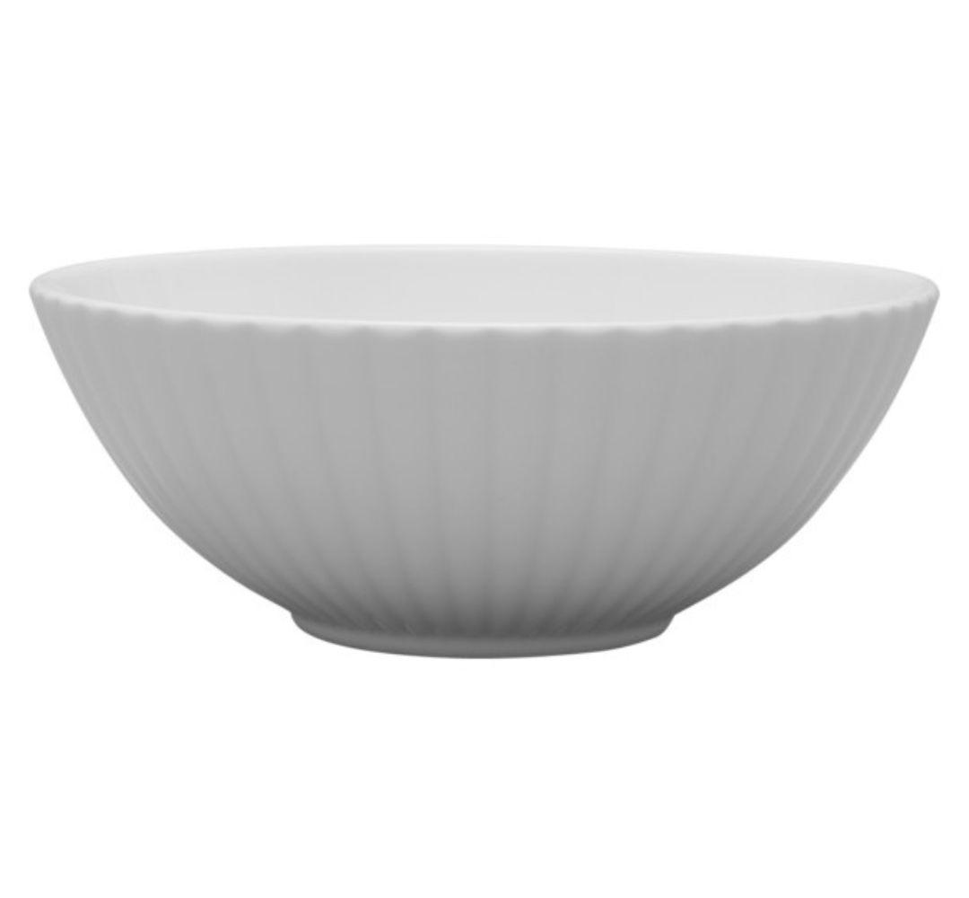 Salaterka 17 cm Lubiana - Daisy Biały
