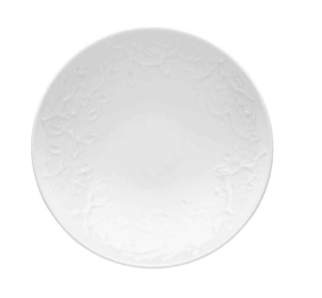 Talerz głęboki 21,5 cm Lubiana - Hanami Biały