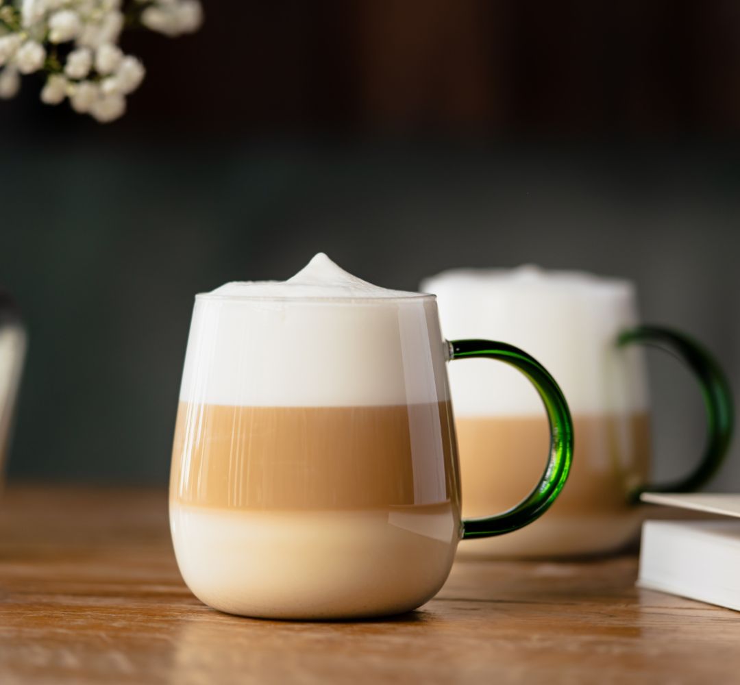 Komplet 2 szklanek żaroodpornych zielone ucho 400ml Vialli Design – Bolla