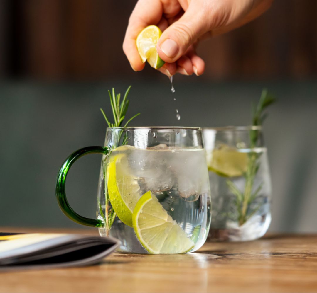 Komplet 2 szklanek żaroodpornych zielone ucho 400ml Vialli Design – Bolla - obrazek 3
