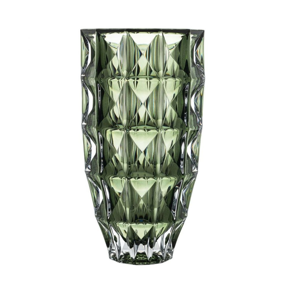 Wazon 28 cm Bohemia - Diamond Smokey Green