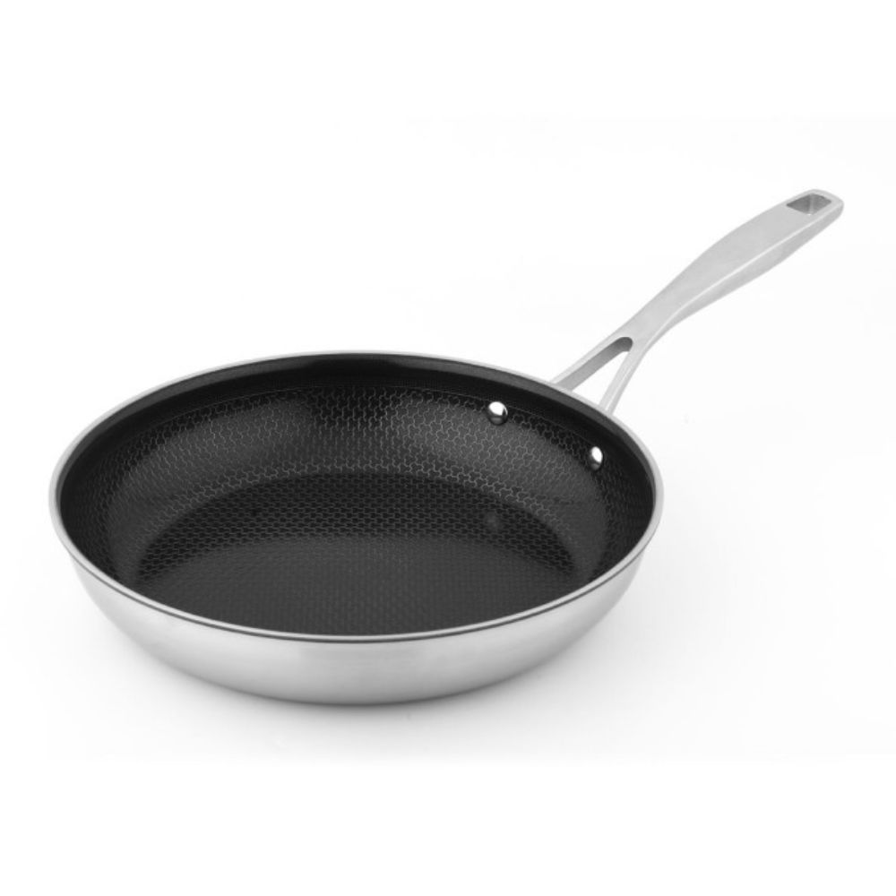 Patelnia ze stali 18/10 z ceramiczną powłoką nieprzywierającą 24 cm CS Kochsysteme - DuraMax