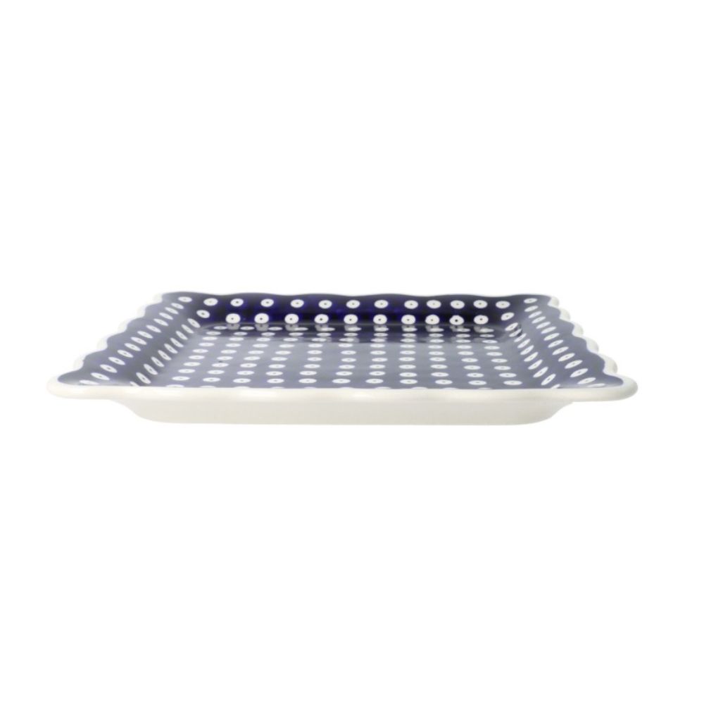 Talerz duży herbatnik 23,8 cm dek. 42 – Bolesławiec - obrazek 2