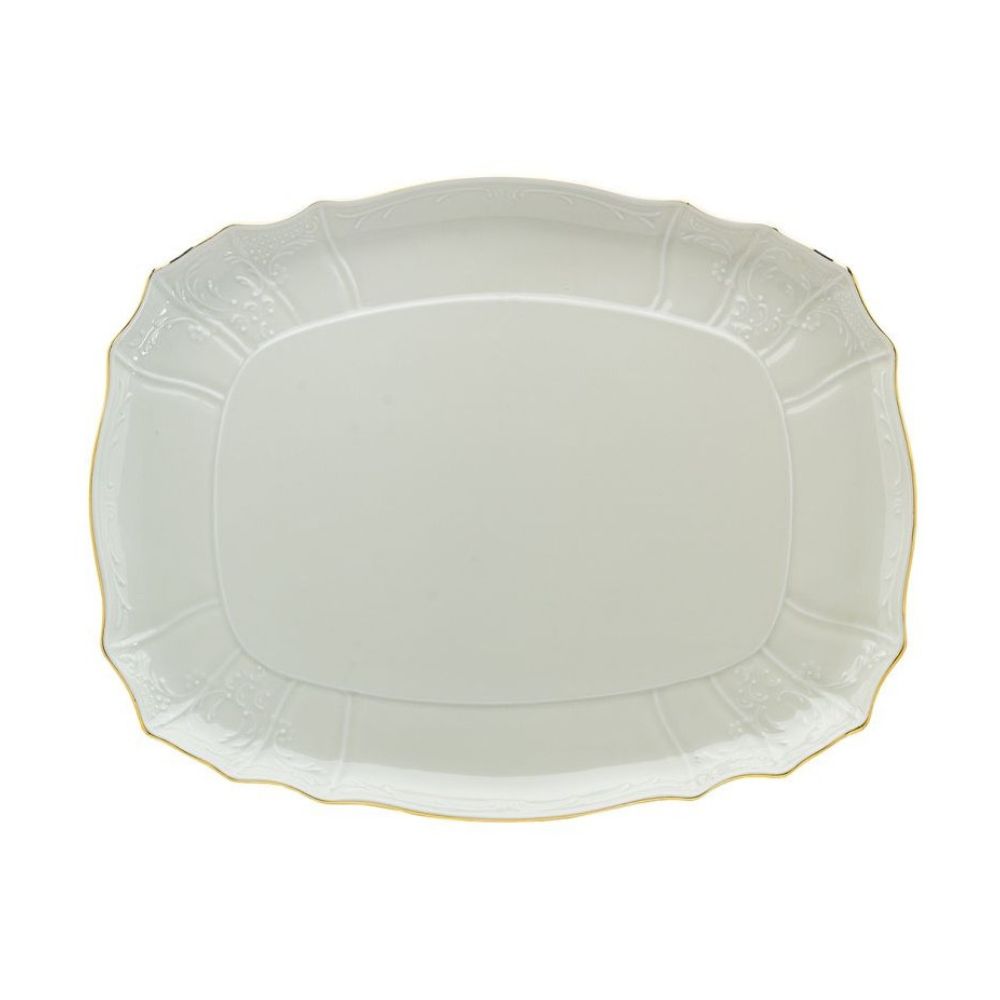 Patera prostokątna 40 cm Bohemia - Bernadotte Ivory Gold - obrazek 2