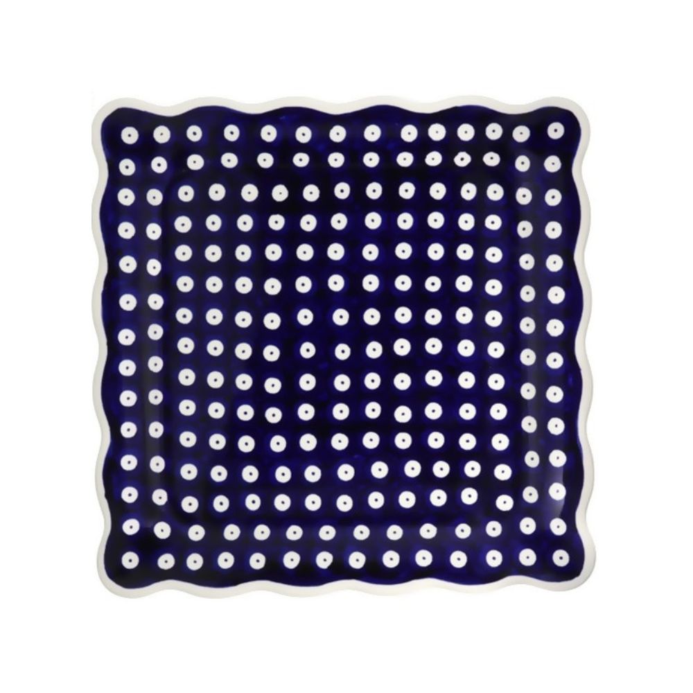 Talerz duży herbatnik 23,8 cm dek. 42 – Bolesławiec