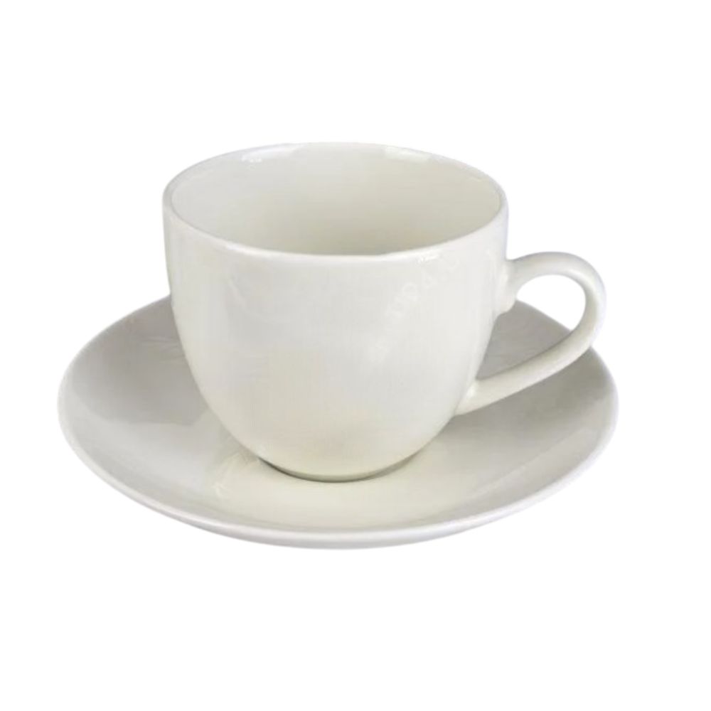 Filiżanka ze spodkiem 320 ml Bogucice - Base Cream 1232