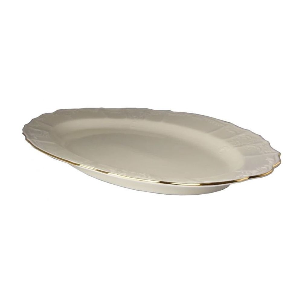 Półmisek owalny 36 cm Bohemia – Bernadotte Ivory Gold - obrazek 2
