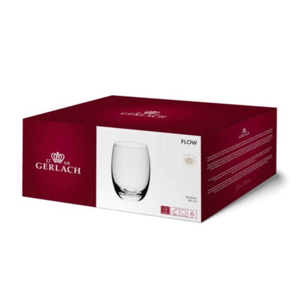 Szklanki do napojów 450 ml Gerlach - Flow (Elite) - obrazek 2
