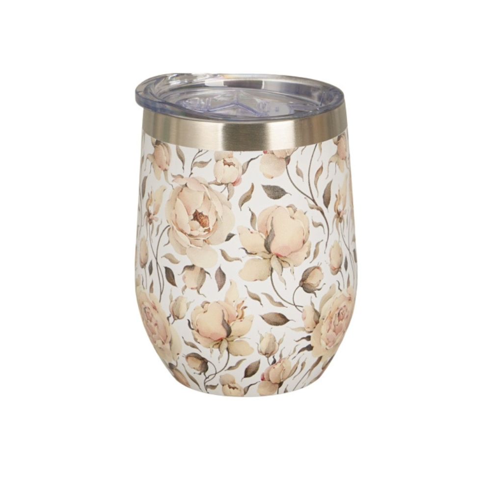 Kubek termiczny 330 ml Duo - English Roses White - obrazek 2