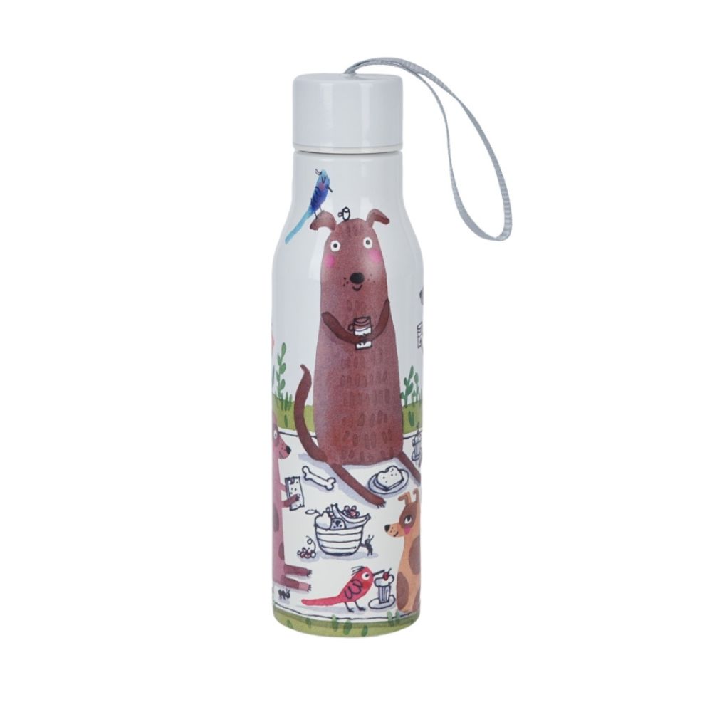 Butelka termiczna 500 ml Duo - Psi piknik - obrazek 3