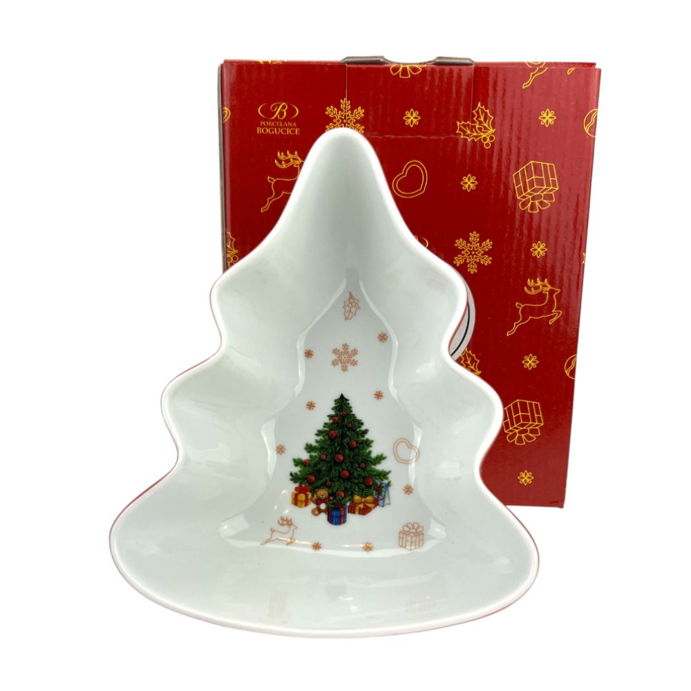 Patera głęboka choinka 19 cm Bogucice - Cicha Noc 0986 - obrazek 4