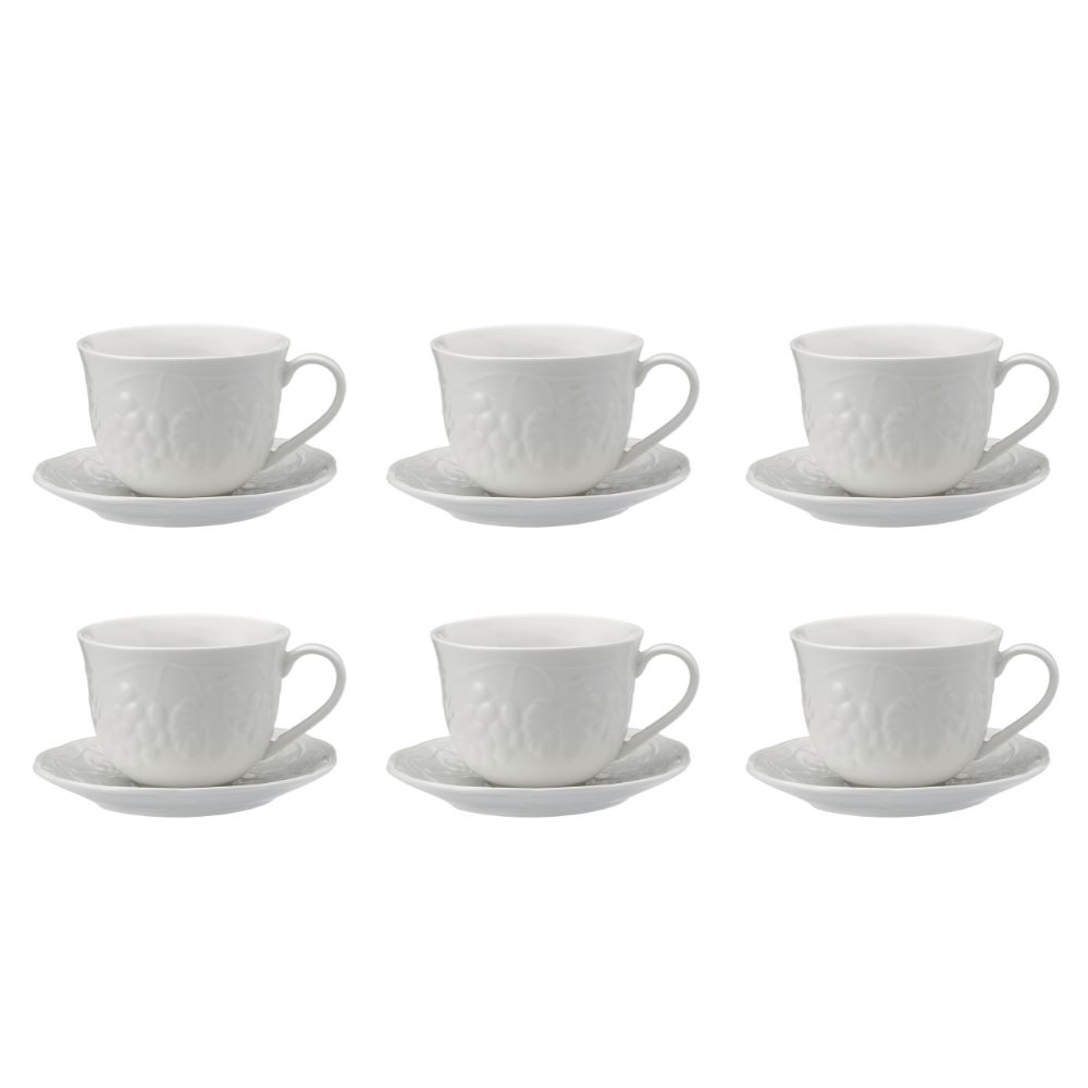 Komplet 6 filiżanek ze spodkami 340 ml – Marco Polo
