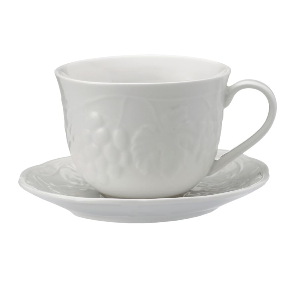 Komplet 6 filiżanek ze spodkami 340 ml – Marco Polo - obrazek 2