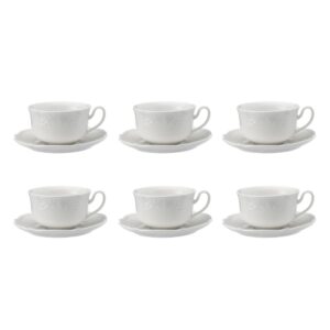Komplet 6 filiżanek ze spodkami 340 ml - Marco Polo