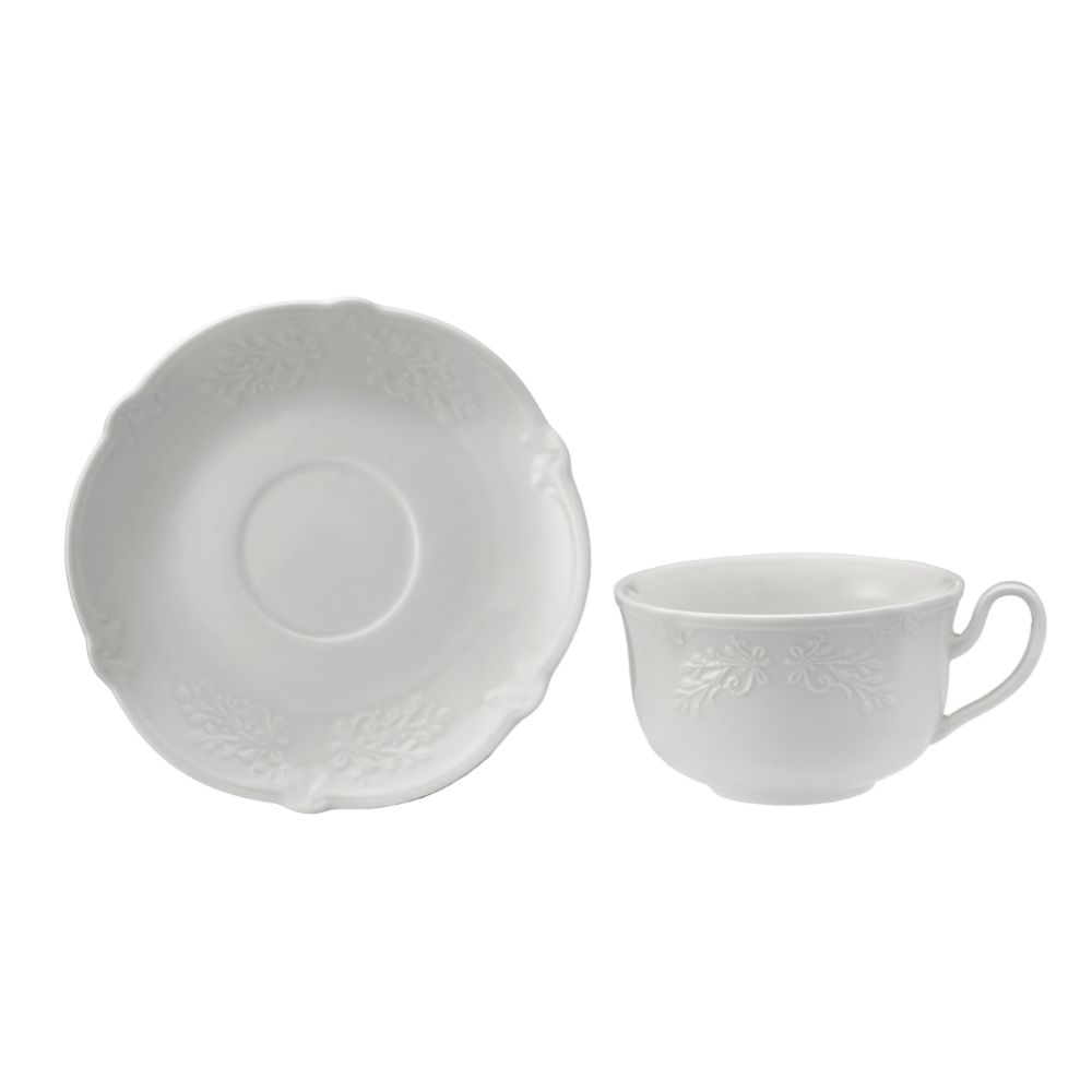 Komplet 6 filiżanek ze spodkami 340 ml - Marco Polo - obrazek 2