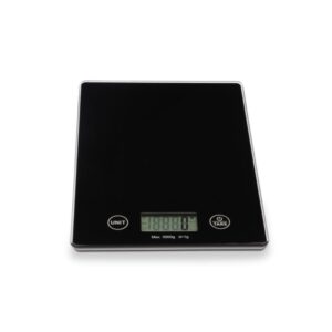 Waga kuchenna do 5 kg szklana czarna - Weis